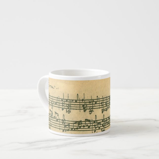 Xícara De Espresso Café Bach Chaconne (Frente Esquerda)