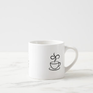 Xícara De Espresso Café de vapor Elegante
