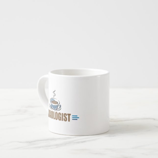 Xícara De Espresso Café Divertido (Frente Esquerda)
