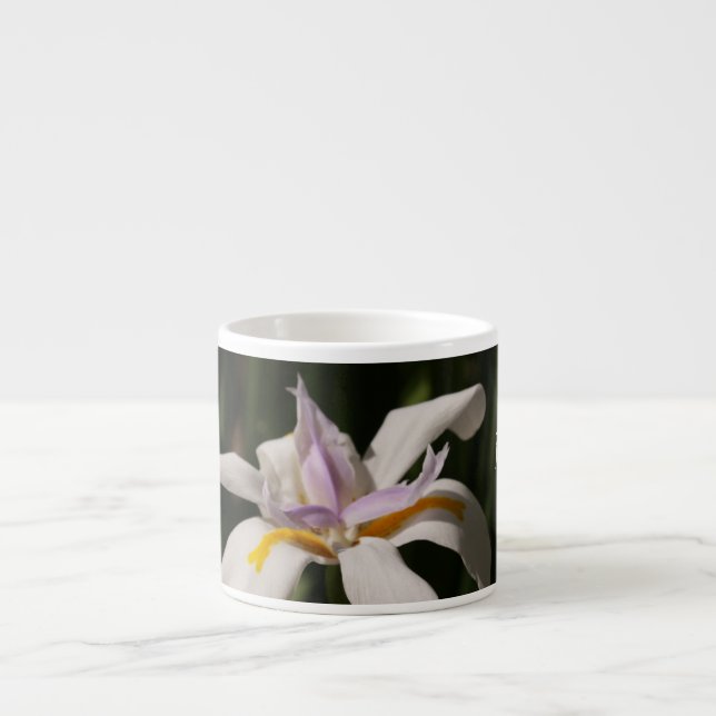 Xícara De Espresso Café Floral Mug ou Tea Cup (Frente)