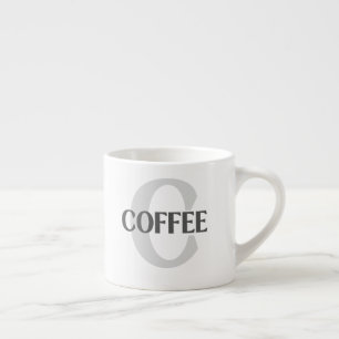 Xícara De Espresso Café Monograma