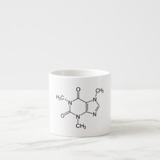 Xícara De Espresso Caffeine Molecule Chemistry Átomos de café