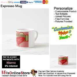 Xícara De Espresso Caixas de Corações Expresso Mug