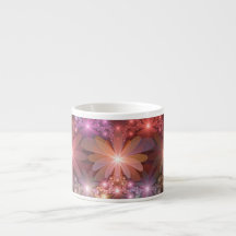 Cama De Flores Colorida Abstrata Arte Fractal Bril