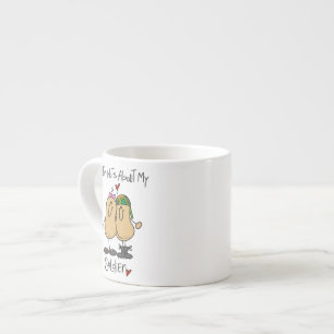 Xícara De Espresso Camisas e Presentes Maluca Pelo Meu Soldado