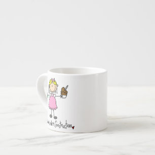 Xícara De Espresso Camisetas e Presentes de Bebê em Construção