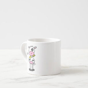 Xícara De Espresso Camisetas e Presentes de Vaca em Figuras de Palito