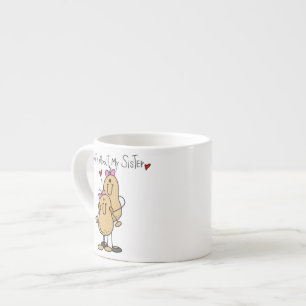 Xícara De Espresso Camisetas e Presentes Malucos pela Minha Irmã