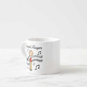 Xícara De Espresso Camisetas e Presentes para Tocador de Clarinete Ma