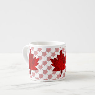 Xícara De Espresso Canada-Maple Leaf por Shirley Taylor