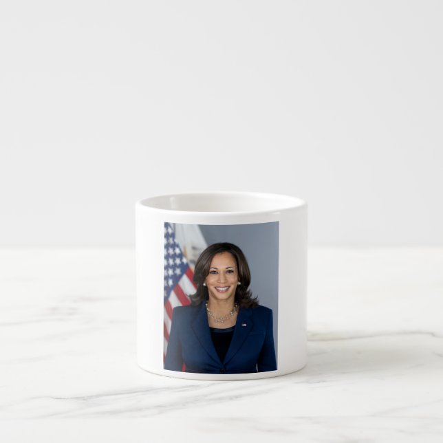 Xícara De Espresso Candidato Kamala Harris EUA 2024 (Frente)