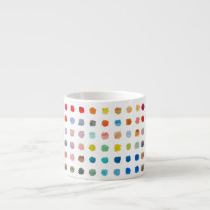 Xícara De Espresso Caneta Colorida - Pontos Médios