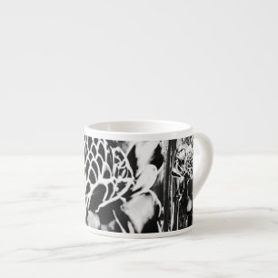 Xícara De Espresso Cappuccino de Morango Preto/Espresso Porcelain Mug