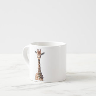 Xícara De Espresso Cara bonito do girafa