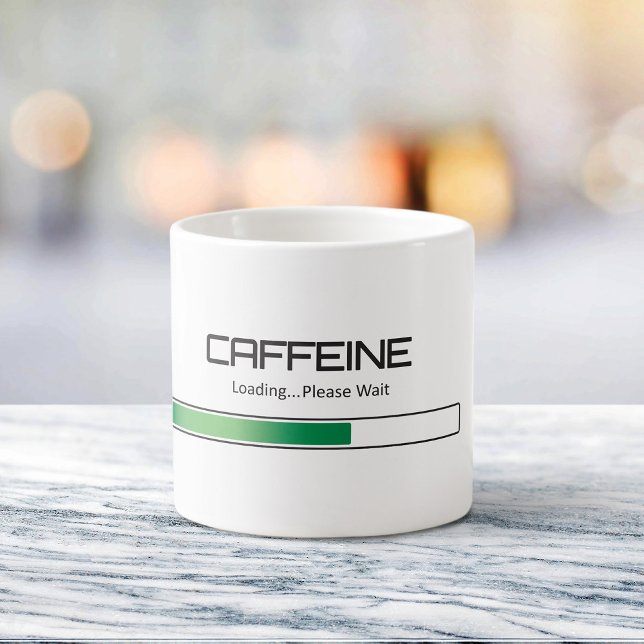 Xícara De Espresso Carregamento de Cafeína (Criador carregado)