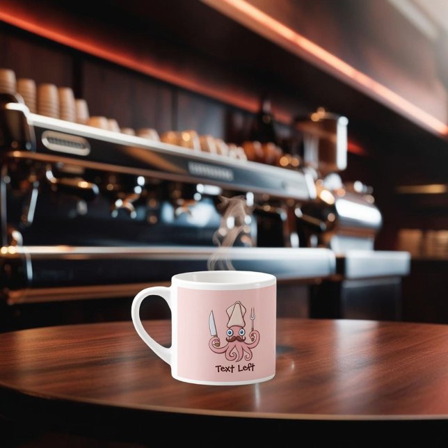 Xícara De Espresso Cartoon Chef Lula (Criador carregado)