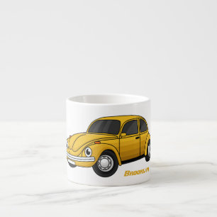 Xícara De Espresso Cartoon de carro clássico