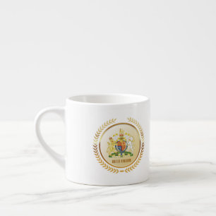 Xícara De Espresso Casaco de Armas do Reino Unido