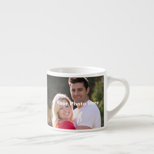 Xícara De Espresso Casais Personalizados Foto Espresso Mug (Direita)