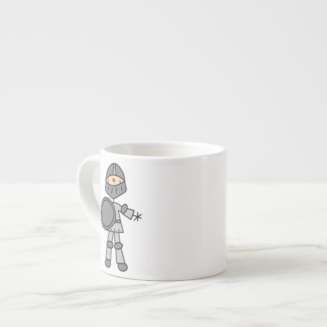 Xícara De Espresso Cavaleiro Real (Frente Esquerda)