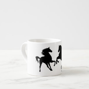 Xícara De Espresso Cavalos 1