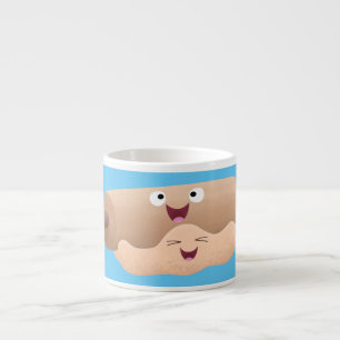 Xícara De Espresso Cavilha rolante e cartoon para pastelaria