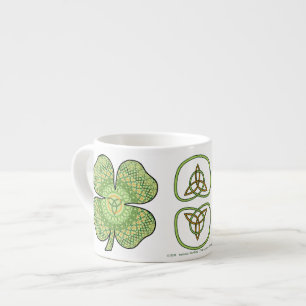 Xícara De Espresso Celtic Shamrock Specialty Mug