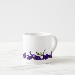 Xícara De Espresso chávena à café Violetas