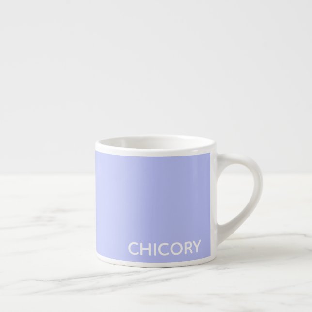 Xícara De Espresso Chicória - Denominação de cor azul da flor (Direita)
