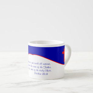 Xícara De Espresso Christian Flag Inspirado