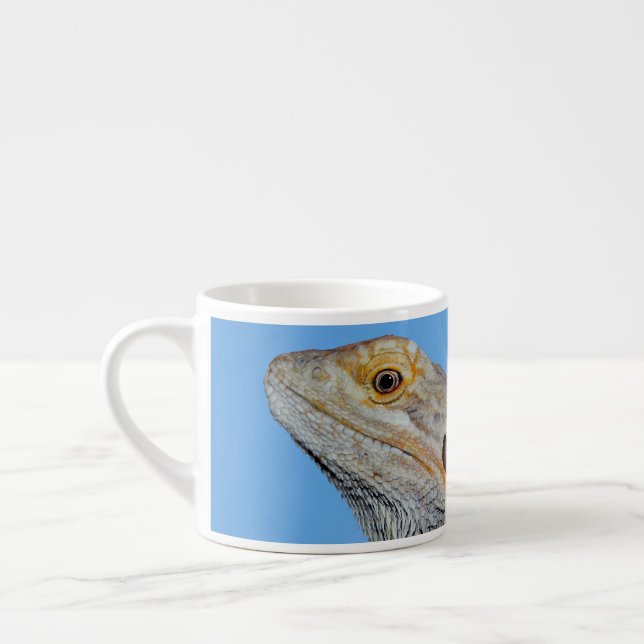 Xícara De Espresso Cinza Lizard e meia lua (Esquerda)