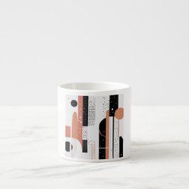 Xícara De Espresso círculos boho