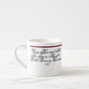 Xícara De Espresso Citação de Lao-tzu - Tao Estilo 90s