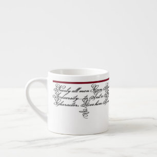 Xícara De Espresso Citação de Lincoln - Poder Estilo 90