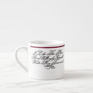 Xícara De Espresso Citação de Shakespeare - Perdendo Tempo