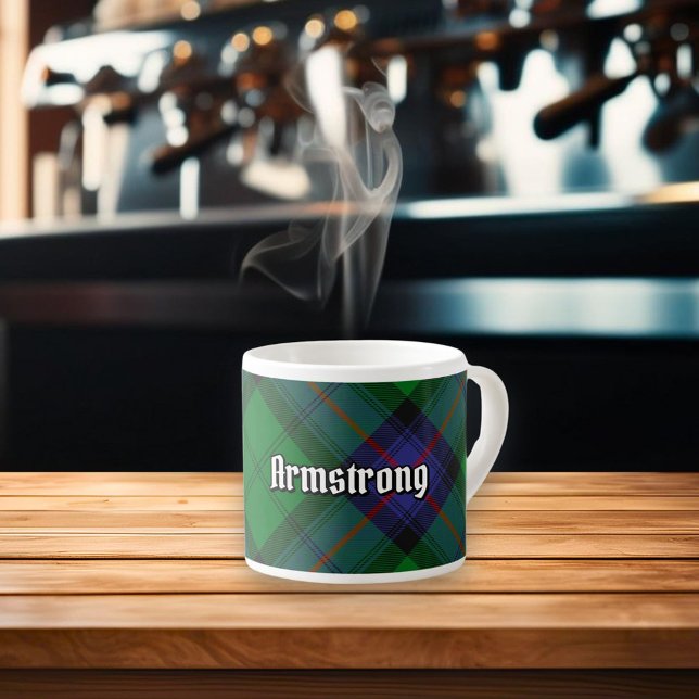 Xícara De Espresso Clan Armstrong Tartan Espresso Cup (Criador carregado)