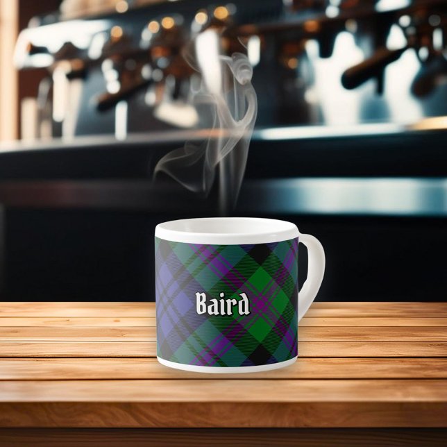 Xícara De Espresso Clan Baird Tartan (Criador carregado)