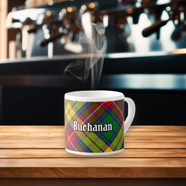 Xícara De Espresso Clan Buchanan Tartan (Criador carregado)