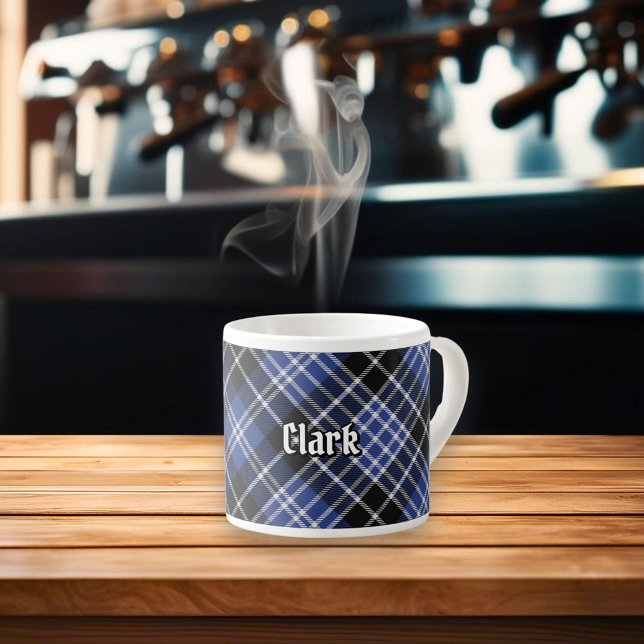 Xícara De Espresso Clan Clark Tartan (Criador carregado)