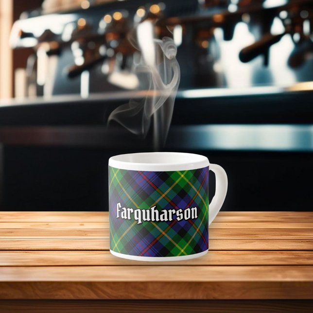 Xícara De Espresso Clan Farquharson Tartan Espresso Cup (Criador carregado)