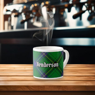 Xícara De Espresso Clan Henderson Tartan