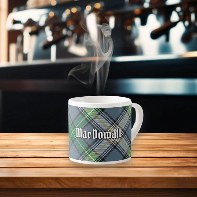 Xícara De Espresso Clan MacDowall Tartan (Criador carregado)