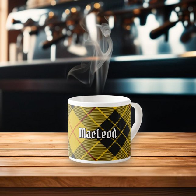 Xícara De Espresso Clan Macleod de Lewis Tartan (Criador carregado)