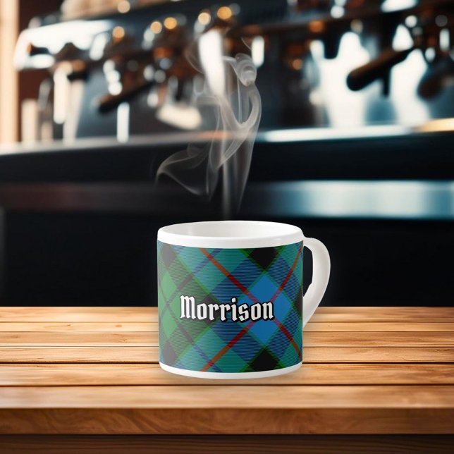 Xícara De Espresso Clan Morrison caçando Tartan Espresso Cup (Criador carregado)