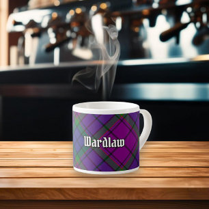 Xícara De Espresso Clan Wardlaw Tartan