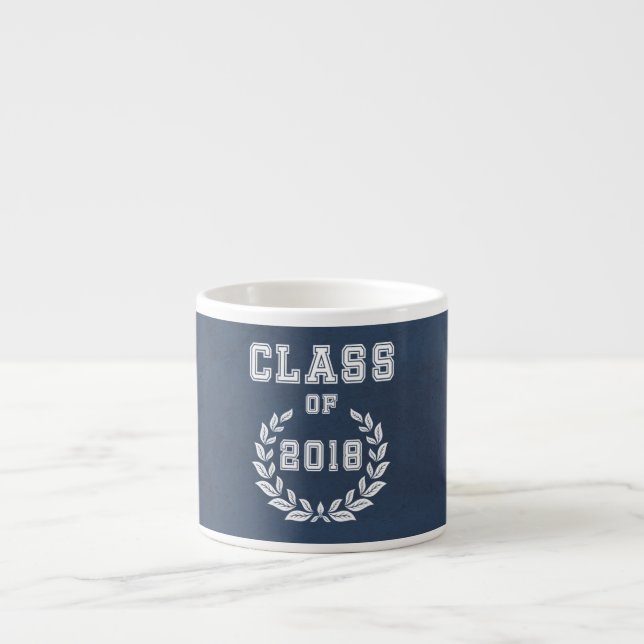 Xícara De Espresso Classe de 2018 (Frente)