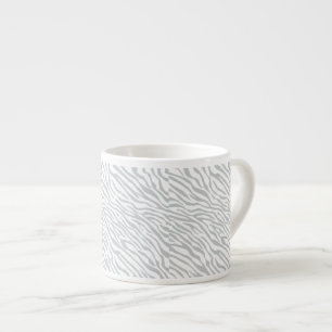 Xícara De Espresso Clique mágico das listras da zebra para