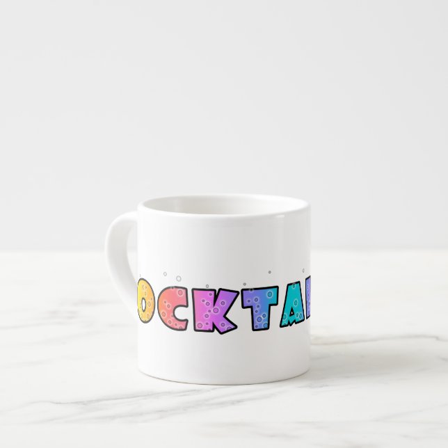 XÍCARA DE ESPRESSO COCKTAIL! ESPRESSO MUG (Frente Esquerda)