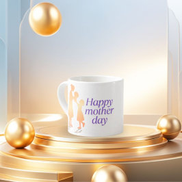 Xícara De Espresso Coffemug de Dia de as mães feliz