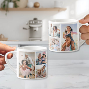Xícara De Espresso Colagem de Fotos Simples Elegante Imagem